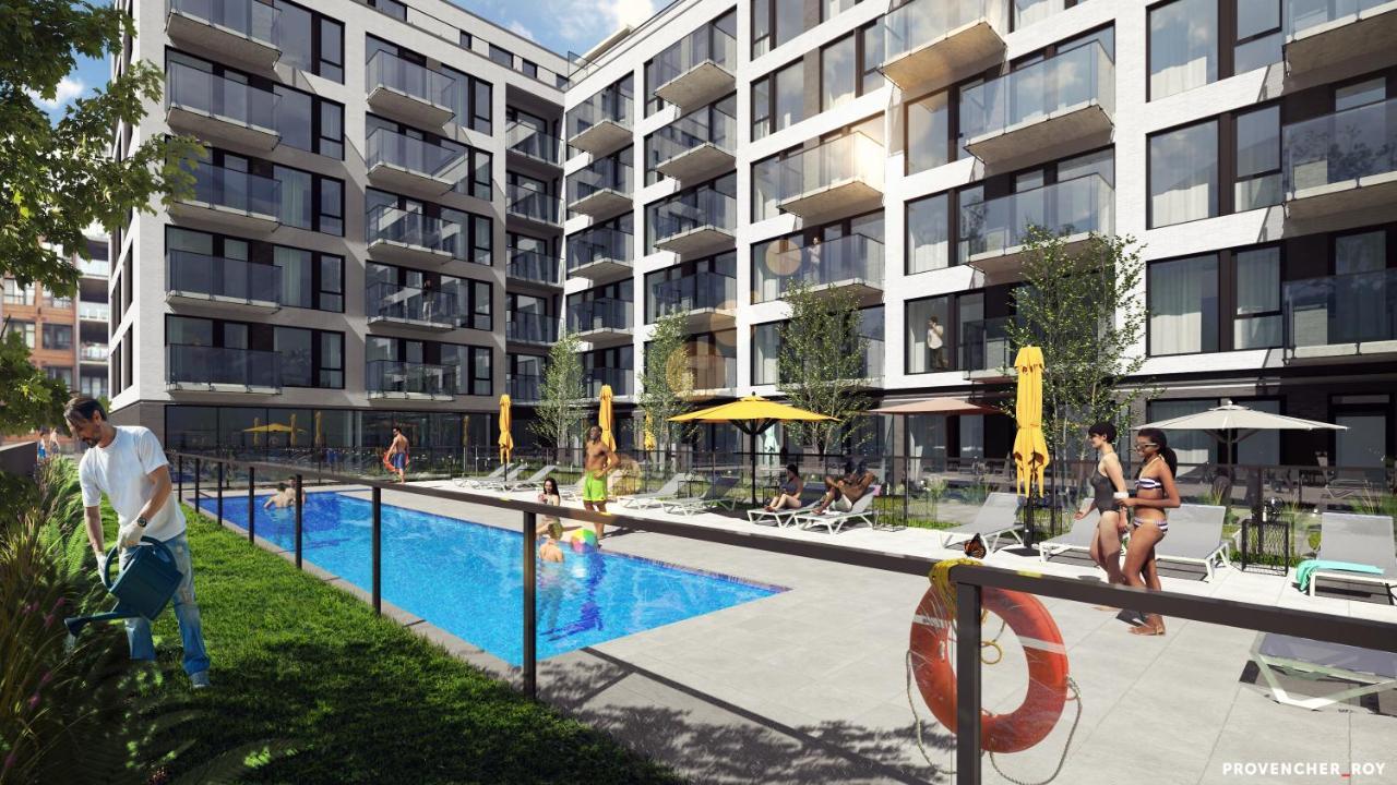 Le Se7T Penthouses Montréal Exterior foto